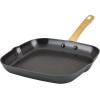 imageFarberware Forged Induction Ceramic Cookware Nonstick Saute Pan with Lid Dishwasher Safe Suitable for All Stovetops 3 Quart Sauteuse PanJumbo Cooker  Black and GoldBlack
