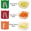 imageFarberware Spiraletti Spiral Vegetable Slicer with Three Colored Blades 900 x 600 x 1500 inches WhiteSpiraletti