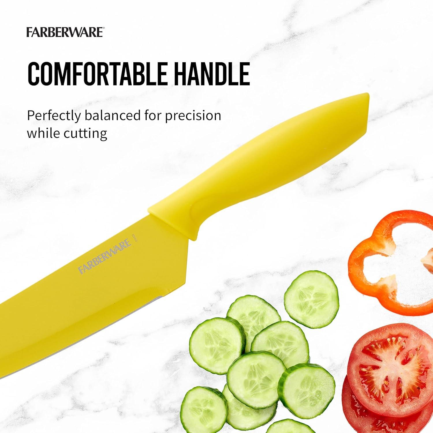 imageFarberware Chef Knife Set 4 Piece MulticoloredMulticolor