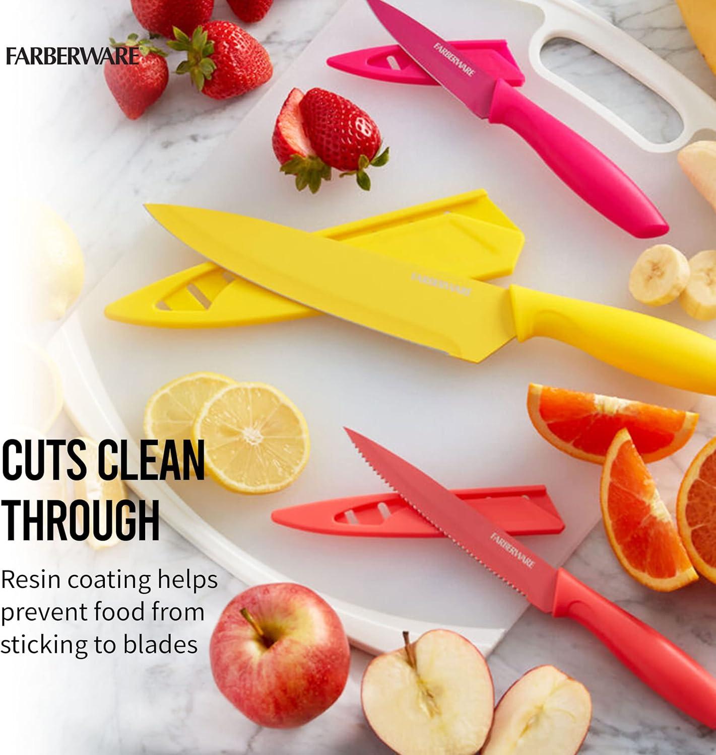 imageFarberware Chef Knife Set 4 Piece MulticoloredMulticolor