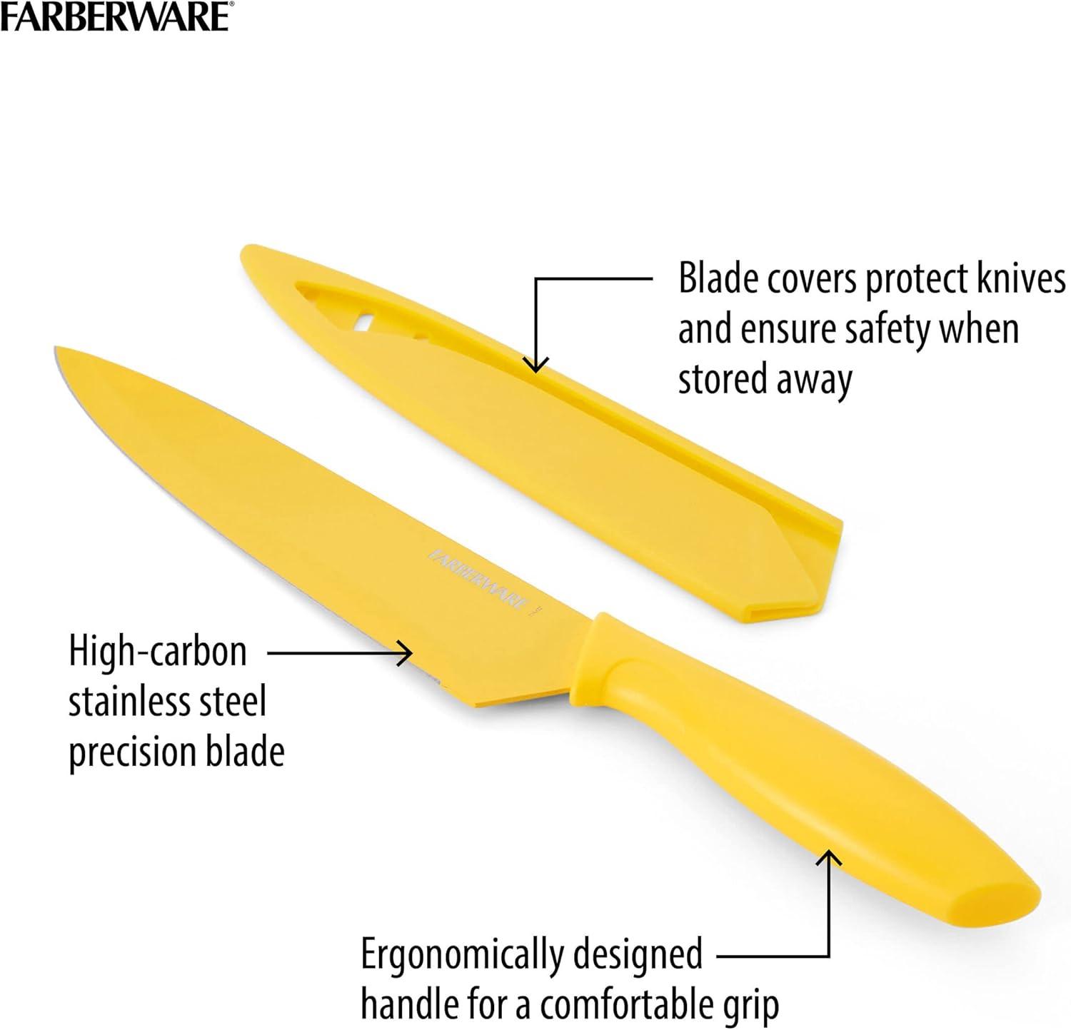 imageFarberware Chef Knife Set 4 Piece MulticoloredMulticolor