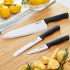 imageFarberware Stainless Steel Chef Knife Set 3 Piece BlackBlack