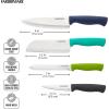 imageFarberware Stainless Steel Chef Knife Set 3 Piece BlackBlue