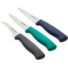 imageFarberware Stainless Steel Chef Knife Set 3 Piece BlackBlue