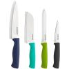 imageFarberware Stainless Steel Chef Knife Set 3 Piece BlackBlue