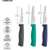 imageFarberware Stainless Steel Chef Knife Set 3 Piece BlackBlue