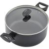 imageFarberware Power Base Nonstick CookwarePots and Pan Set 12 Piece  Matte Black