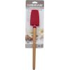 imageFarberware 5216385 Professional Heat Resistant Silicone Spatula with Wood HandleSafe for NonStick Cookware Set of 2 RedJar Spatula