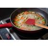 imageFarberware 5216385 Professional Heat Resistant Silicone Spatula with Wood HandleSafe for NonStick Cookware Set of 2 RedSpoon Spatula