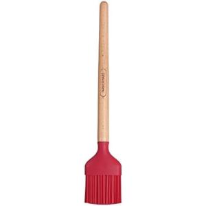 imageFarberware 5216385 Professional Heat Resistant Silicone Spatula with Wood HandleSafe for NonStick Cookware Set of 2 RedBasting Brush