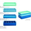 image:imageFarberware Pro Silicone Ice Cube Trays with Lid 4Piece Blue