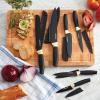 image:imageFarberware 12 Piece Flatware Set  Black amp Copper Stainless Steel Cutlery Set  Durable Ergonomic Handles Easy Maintenance for LongLasting Quality  Complete Flatware Collection
