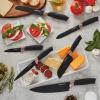 image:imageFarberware 12 Piece Flatware Set  Black amp Copper Stainless Steel Cutlery Set  Durable Ergonomic Handles Easy Maintenance for LongLasting Quality  Complete Flatware Collection