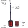 image:imageFarberware Barbecue Grill Brushes Set of 3 BlackLarge Grill Brush with Replacement Head