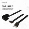 image:imageFarberware Barbecue Grill Brushes Set of 3 BlackSet of 3 Grill Brushes