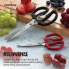 image:imageFarberware 2Piece Stainless Steel Utility Shears BlackBlack and Red