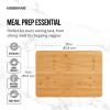 image:imageFarberware ExtraLarge Wood Cutting Board Reversible Chopping Board for Kitchen Meal Prep and Serving Charcuterie Board 1417Inch x 2008Inch Bamboo