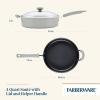 image:imageFarberware DuraStrong Nonstick Saute Pan with Lid 4 Quart Gray