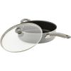 image:imageFarberware DuraStrong Nonstick Saute Pan with Lid 4 Quart Gray