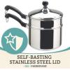 image:imageFarberware Classic Stainless Steel Double Boiler and Sauce Pan Set 2 Items
