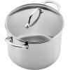 image:imageFarberware Millennium Stainless Steel Stockpot with Lid Induction Ready Compatible with All Cooktops Metal Utensil Safe 8 Quart Dutch Oven Dishwasher Safe  Stainless Steel