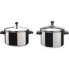 image:imageFarberware Classic 6Quart Stainless Steel Stockpot with Lid 4Quart Saucepot  Silver