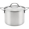 image:imageFarberware Millennium Stainless Steel Stockpot with Lid Induction Ready Compatible with All Cooktops Metal Utensil Safe 8 Quart Dutch Oven Dishwasher Safe  Stainless Steel