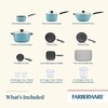 image:image20Piece Nonstick Cookware SetAqua