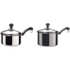 image:imageFarberware Classic Series Stainless Steel 1Quart Covered Saucepan with Farberware Classic Stainless Steel 2Quart Covered Saucepan