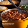 image:imageFarberware Classic Slotted Spoon Nylon Kitchen Utensil for Draining and Serving Pasta Vegetables Meat and More  Heat Resistant to 500F Safe for Nonstick Cookware Dishwasher Safe