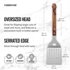 image:imageFarberware BBQ Wood Tools Set of 2 Wood and Stainless Steel