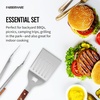 image:imageFarberware BBQ Wood Tools Set of 2 Wood and Stainless Steel