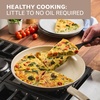 image:imageFarberware TrueCook Ceramic Plus Farberware TrueCook Ceramic Plus Nonstick Dishwasher Safe 2Piece Frying Pan Set Taupe 2Piece Frying Pan Set  TaupeTaupe