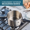 image:imageFarberware TrueCook Stainless Steel InductionReady Dishwasher Safe 2Quart Saucepan with Lid Stainless Steel